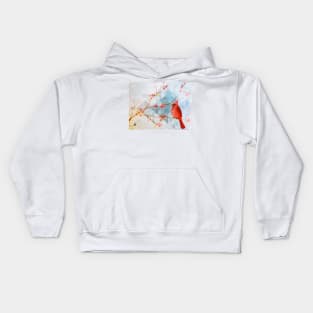 Cardinal and Cherry Blossoms Kids Hoodie
